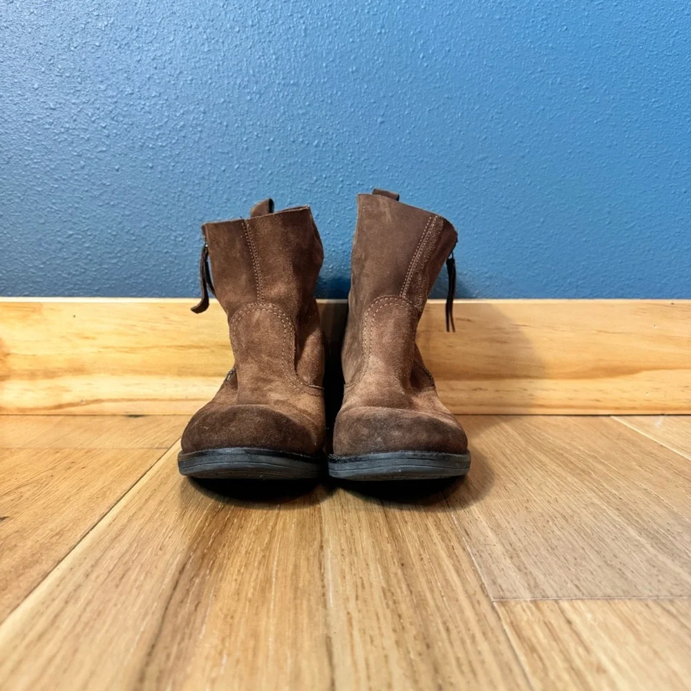 Maliparmi Italian made Brown Suede Ankle Boots Size 39